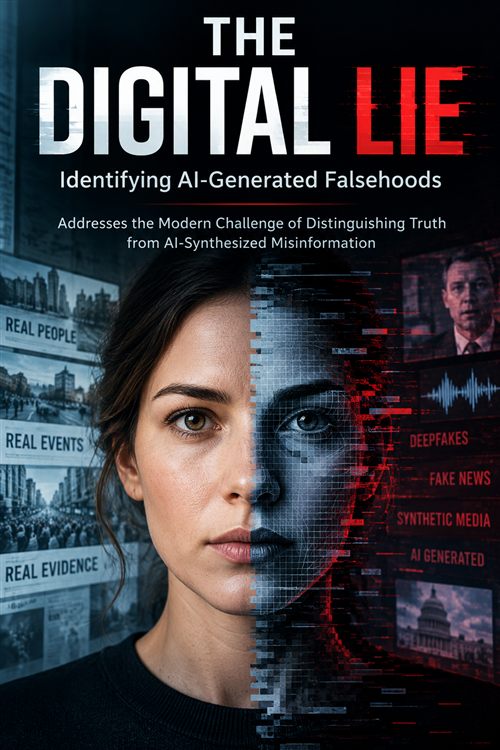 The Digital Lie: How to Detect AI-Generated Falsehoods — book cover